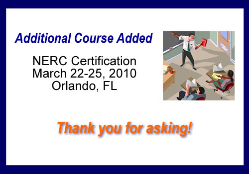 Course added due to System Operator demand...join us!