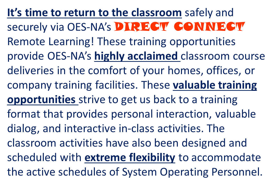 These valuable training opportunities strive to get us back to a training format that provides personal interaction, valuable dialog, and interactive in-class activities. Enroll today!