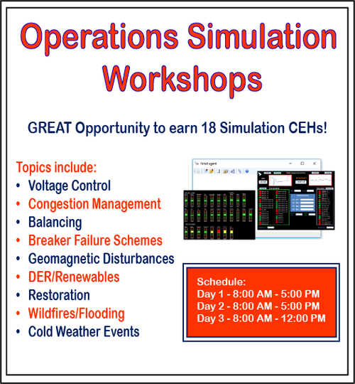 Operations Simulation Workshops - More dates to be announced!