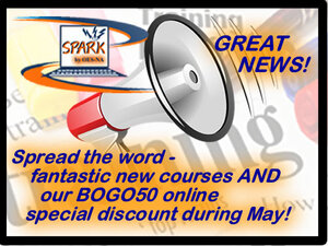 May 2024 BOGO50 on most of our online courses! Plan for the future and stretch your budget dollars!