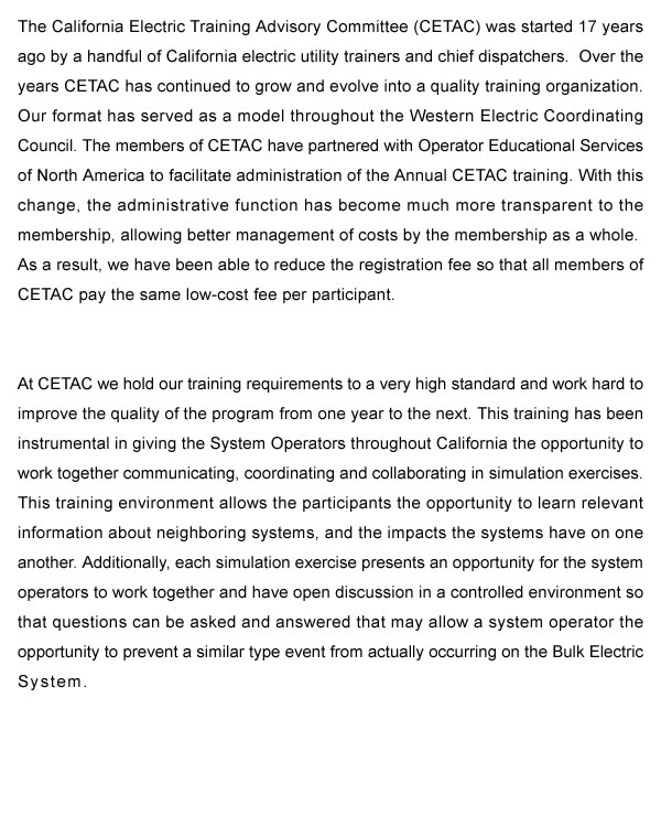 2020 CETAC SO Conference Introduction
