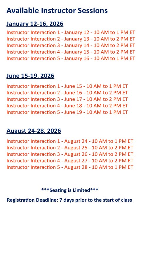 Enroll in our NERC Certification Blended Prep Course today!