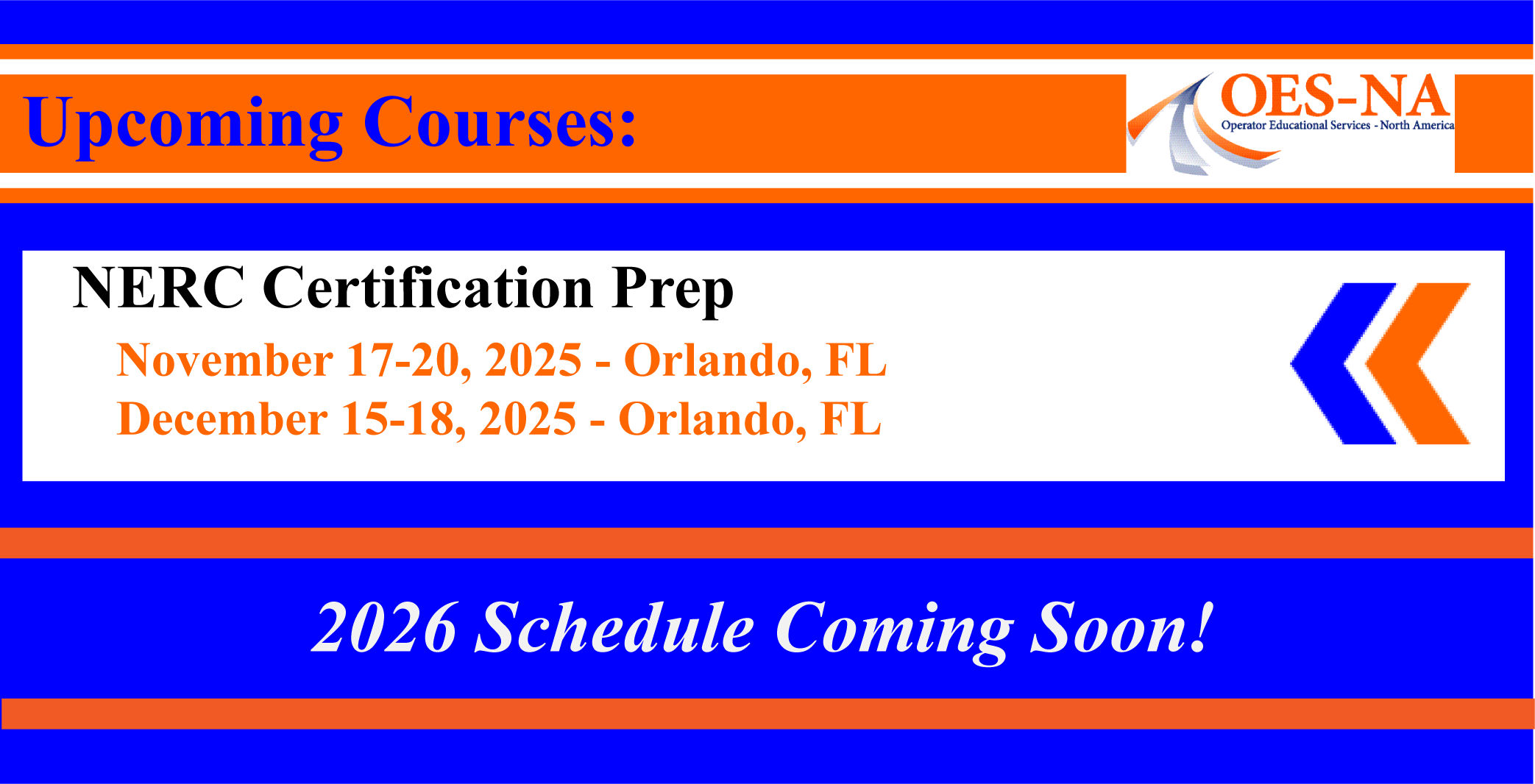 Enroll today! 2026 Class scheduel will be abailable soon!